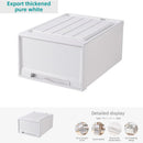 Axyaa Clear Plastic Drawer Organizer Boxes for Wardrobe Storage and Organization