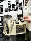 Axyaa Rotating Makeup Organizer for Brushes, Lipsticks, and Pens