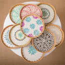 Axyaa Rattan Tray Storage Baskets - Korean Style Shell Decor Crafts for Home
