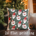 Axyaa Santa Claus Christmas Cushion Cover - Festive Home Decor for Sofa, Bedroom, Car