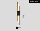 Axyaa Gold LED Candlestick Wall Sconce Europe Metal Glass Lighting Fixtures Decor