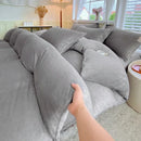 Axyaa Milk Velvet High Gram Duvet Cover - Thick & Warm Large Double Bedding