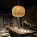 Axyaa Bamboo Pendant Lights: Zen Japanese Style for Home Decor & Ambiance