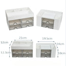 Axyaa Multi-grid Desktop Organizer for Small Items, Cosmetics, Stationery, and More