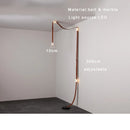 Axyaa Marble Designer Belt Pendant Light: Dimmable Luxury Chandelier