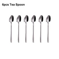 Axyaa 21-Piece Stainless Steel Cutlery Set - Mirror Finish Elegant Tableware