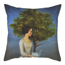 Axyaa European Style Cotton Linen Cushion Cover 45x45cm