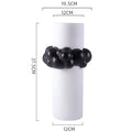 Axyaa Cloud Ceramic Vase Flowers Pots Desk Decoration Room Aesthetic Decor
