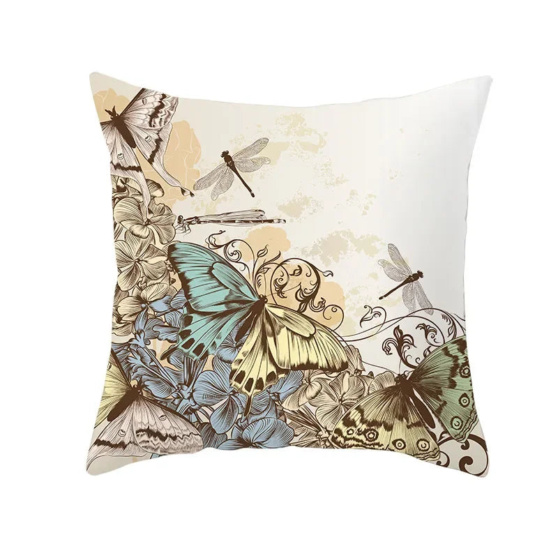 Axyaa Sailing Anchor Sofa Cushion Cover - Summer Beach Pillow for Home Decoration