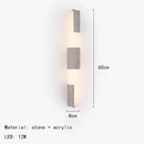Axyaa Natural Stone LED Wall Sconces for Modern Interior Decor