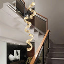 Axyaa Modern Crystal Chandeliers Indoor LED Ceiling Lamp for Living Room
