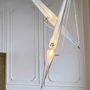 Axyaa Glass Branch Pendant Light Fixture - Modern LED Interior Lighting