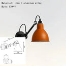Axyaa Nordic Vintage Rotatable Metal Wall Sconce Lampshade for Bedroom and Hotel Room