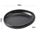 Axyaa Solid Color Salad Plate Set: Creative Tableware in Irregular Shape for Restaurant & Kitchen