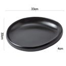 Axyaa Solid Color Salad Plate Set: Creative Tableware in Irregular Shape for Restaurant & Kitchen