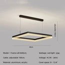 Axyaa Modern Acrylic LED Chandelier, Minimalist Dimmable Pendant Light for Home, Restaurant, Bedroom