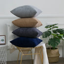 Axyaa Corduroy Striped Cushion Cover for Home Decor