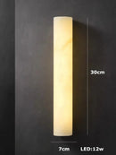 Axyaa Marble Copper LED Chandeliers: High-end Modern Gold Hanging Lamps for Home Decor