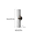 Axyaa Natural Marble Wall Light | Copper Retro Medieval Luxury Bedside Lamp
