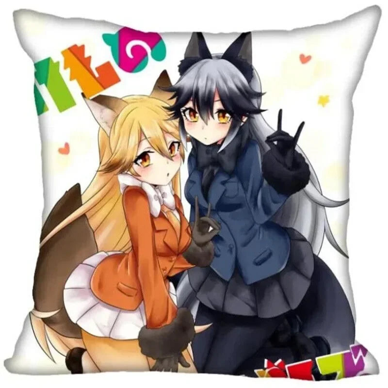 Kemono Friends Square Cushion Cover by Axyaa