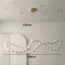 Axyaa French LED Pendant Lights for Living Room & Dining Room Indoor Lighting