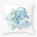 Axyaa Owl Floral Plant Pattern Printed Throw Pillow Cover