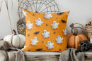 Axyaa Halloween Bat Trees Pillow Cover for Sofa Bedroom Car