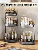 Axyaa Rotating Seasoning Storage Organizer Shelf