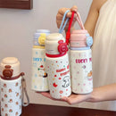 Axyaa Kawaii Christmas Stainless Steel Thermal Water Bottle