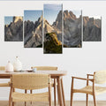 Axyaa Nature Landscape Poster Painting Set - Dolomite Mountains in Italy Art Print Home Decor