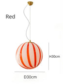 Axyaa Macaron LED Ball Chandelier for Bedroom Kids Room Lighting