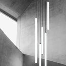 Axyaa Modern Luxury Stair LED Chandelier Pendant Light Minimalism Acrylic Droplight