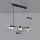 Axyaa LED Staircase Chandeliers - Modern Hanging Light for Living Room