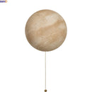Axyaa Yellow Travertine Wabi Sabi LED Wall Lamp for Kitchen Bathroom Mirror