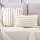 Axyaa Retro Fluffy Soft Pillowcase 45*45cm 50*30cm for Sofa Couch Home Decor