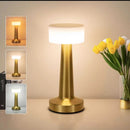 Axyaa LED Metal Touch Table Light: Rechargeable Night Lights for Bar, Coffee Table & Restaurant