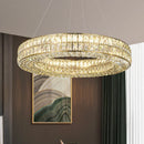 Axyaa Modern Crystal Ceiling Pendant Lamp - Luxurious Furniture Lighting