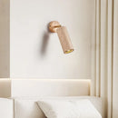 Axyaa LED Wall Sconce Up Down Rotate Yellow Travertine Mirror Light