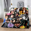 Axyaa Arctic Monkeys Rock Band Fashion Blanket - Soft Warm Flannel Throw for Bed Sofa & Picnic