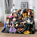 Axyaa Arctic Monkeys Rock Band Fashion Blanket - Soft Warm Flannel Throw for Bed Sofa & Picnic