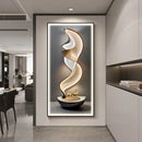 Axyaa Abstract Art Mural Wall Lamp for Foyer Living Room Staircase Decoration