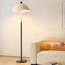 Axyaa Elegant Eggshell Floor Lamp Acrylic Shade for Home Décor