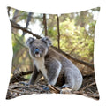 Axyaa Koala Panda Polyester Pillow Cover 45x45cm