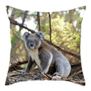 Axyaa Koala Panda Polyester Pillow Cover 45x45cm