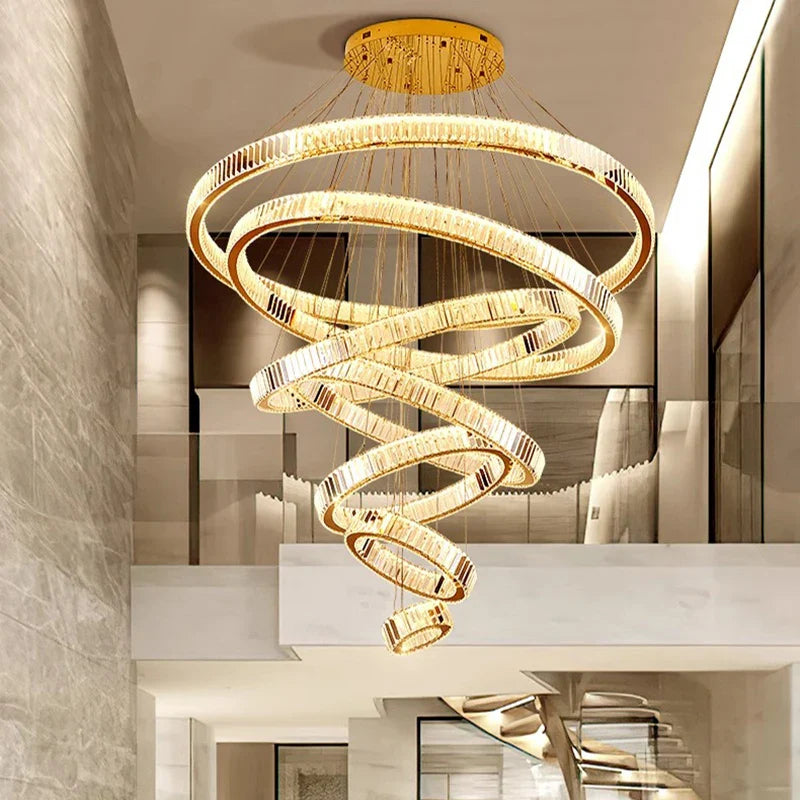 Axyaa Modern Dine Room Pendant LED Chandelier Ceiling Light