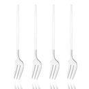 Axyaa Gold Fruit Cake Set: Mirror Stainless Steel Tea Fork, Snack Dessert, Small Salad Cutlery