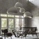 Axyaa Nordic White Pendant Chandelier for Living Room Bedroom Dining Kitchen Island
