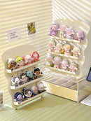 Axyaa Metal Dolls Display Cabinet | Multi-Layer Hand-Made Figure Holder Rack
