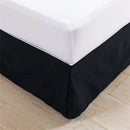 Axyaa Brushed Home Bed Skirt  Machine Washable Decorative Wrap Around Hotel Quality