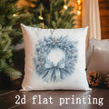 Axyaa Christmas Decorative Pillow Covers for Sofa, Bedroom, Car - Rectangular Cushion Cover